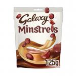 Galaxy Minstrel Milk Chocolate Button Pouch Bag 125g (Pack of 15) 122070 AU53076