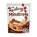 Minstrels Galaxy Minstrel Milk Chocolate Button Pouch Bag 125g (Pack of 15) 122070 AU53076