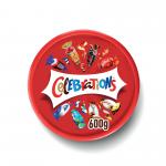 Mars Celebrations Chocolate Tub 600g 464414 AU55330