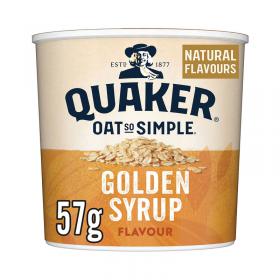 Quaker Oat So Simple Golden Syrup Pot 57g (8 pack) 121256 AU58994