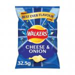 Walkers Cheese and Onion Crisps 32.5g (32 pack) 121796 AU69882