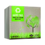 Luncheon Ultra Ply Happy Tree 8-Fold Napkins (Pack of 200) 3318RCHT AU79021