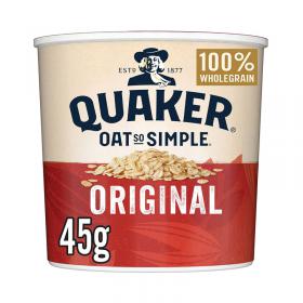 Quaker Oat So Simple Original Pot 45g (8 pack) 199985 AU79363