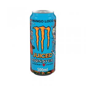 Monster Energy Mango Loco Juiced Can 500ml (Pack of 12) 279606 AU88514
