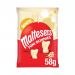 In the photograph, there are several Maltesers Chocolate Mars Maltesers White Bunnies in a 58g bag, clearly labeled with the product name. The bag has a red and white color scheme and features the iconic Mars and Maltesers logos. The bunnies inside appear to be individually wrapped in shiny foil, with a distinct white color. The overall image is appealing and tempting, making it a desirable treat for chocolate lovers.
