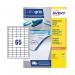 Avery Ultragrip Multipurpose Labels 38.1x21.2mm 65 Per Sheet White (Pack of 6500) 3666 AV00111