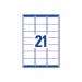 Avery Ultragrip Laser Labels 63.5x38.1mm Wht (Pack of 10500) L7160-500 AV00842