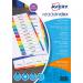 Avery Mylar Readyindex 90gsm 1-5 Punched 01733501