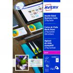 Avery Laser Business Card Dble-Sided Satin Wht (Pack of 250) C32026-25 AV02964