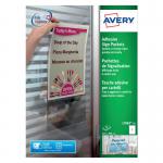 Avery Transparent Adhesive Sign Pockets A4 (10 Pack) L7083-10 AV04848