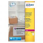 Avery Weatherproof Shipping Label 4 Per Sheet (Pack of 100) L7994-25 AV04916