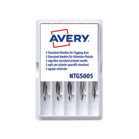 Avery Dennison Tagging Needle Plastic Standard (Pack of 5) 05012 AV05012