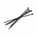 Cable Ties 150mm x 3.6mm Black (Pack of 100) GT140ICBLACK AV05104