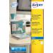 Avery CD DVD Insert Inkjet QuickDRY Matt White (Pack of 25) J8435-25