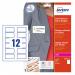 Avery Self Adhesive Name Badge 12 Per Sheet Wht (Pack of 240) L4782-20 AV08685