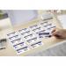 Avery Self Adhesive Name Badge 12 Per Sheet Wht (Pack of 240) L4782-20 AV08685