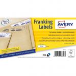 Avery Franking Label 175 x 40mm 1 Per Sheet White (Pack of 1000) FL10 AV08716