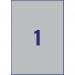 Avery Laser Label Heavy Duty 1 Per Sheet Silver (Pack of 20) L6013-20 AV10537