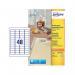 Avery Removable Labels 48 Per Sheet White (Pack of 1200) L4736REV-25 AV10637