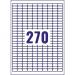 Avery Laser Mini Labels 270 per sheet White (Pack of 6750) L4730REV-25 AV10641