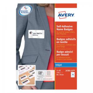 Avery Self-Adhesive Name Badges 80x50mm Pack of 150 J4785-15 AV13433