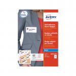 Avery Self-Adhesive Name Badges 80x50mm (Pack of 150) J4785-15 AV13433