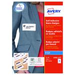 Avery Self-Adhesive Name Badges 80x50mm (Pack of 150) J4785-15 AV13433