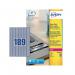 Avery Laser Label H/Duty 189 Per Sheet Silver (Pack of 3780) L6008-20 AV13606