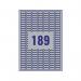 Avery Laser Label HDuty 189 Per Sheet Silver (Pack of 3780) L6008-20 AV13606