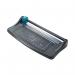 The image shows a sleek and modern Avery Guillotine & Trimmer, specifically the Avery Photo and Paper Trimmer A4 TR002 AV14008. The trimmer has a sturdy base and a sharp blade, perfect for precision cutting of paper and photos. The A4 size makes it convenient for any project.