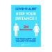 Avery Social Distancing Label 420x297mm A3 (Pack of 2) COVSDA3