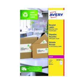 Avery Recycled Ring Binder Label 7/Sheet White (Pack of 105) LR4760-15 AV14270