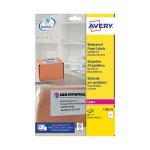 Avery Waterproof Paper Label 199x143mm 2 Per Sheet (Pack of 50) L7996-25 AV14620