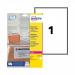 Avery Waterproof Paper Label 199x289mm 1 Per Sheet (Pack of 25) L7997-25 AV14621