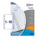 Avery Mylar Numeric Divider 1-10 A4 Bright White 05461061 AV14932