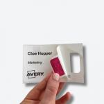 Avery Self-Adhesive Visitor Paper Badges Roll with Expiring Tabs 4851E-THR AV15173