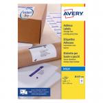 Avery Inkjet Address Labels QuickDRY 99.1x38.1mm 14 Per Sheet White (1400 Pack) J8163-100 AV17631