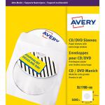 Avery CD/DVD Paper Sleeve Window XL White (Pack of 100) SL1760-100 AV22020