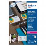 Avery Laser Business Cards Dbl-Sided Satin Wht (Pack of 250) C32016-25 AV24279