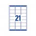 Avery Ultragrip Laser Labels 63.5x38.1mm White (Pack of 840) L7160-40 AV7160
