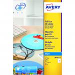 Avery Inkjet CD Labels Full Face 2 Per Sheet Wht (Pack of 50) J8676-25 AV98781
