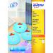 Avery White Full Face CD/DVD Laser Label 2 Per Sheet (Pack of 100) L7676-100