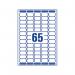 Avery Mini Labels 38x21mm White (Pack of 16250) L7651-250 AV98886