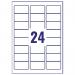 Avery Inkjet Address Labels QuickDRY 63.5x33.9mm 24 Per Sheet White (Pack of 2400) J8159-100 AV98894