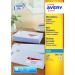 Avery Inkjet Mini Labels 38.1x21.2mm 65 Per Sheet White (Pack of 6500) J8651-100
