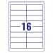 Avery Inkjet Address Labels QuickDRY 99.1x33.9mm 16 Per Sheet White (Pack of 1600) J8162-100 AVJ8162
