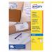 In the photo, there are eight white Avery Inkjet Labels, each measuring 99.1x67.7mm, arranged neatly on a sheet. The labels are ready to be printed on and are perfect for organizing and labeling various items.