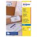 Avery Inkj Label 199.6x289.1mm 1 Per Sheet Wht (Pack of 100) J8167-100 AVJ8167