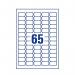 Avery Inkjet Mini Labels 38.1x21.2mm 65 Per Sheet White (Pack of 1625) J8651-25 AVJ8651
