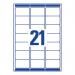 Avery Ultragrip Laser Address Labels QuickPEEL 63.5x38.1mm 21 Per Sheet Wht (Pack of 2100) L7160-100 AVL7160